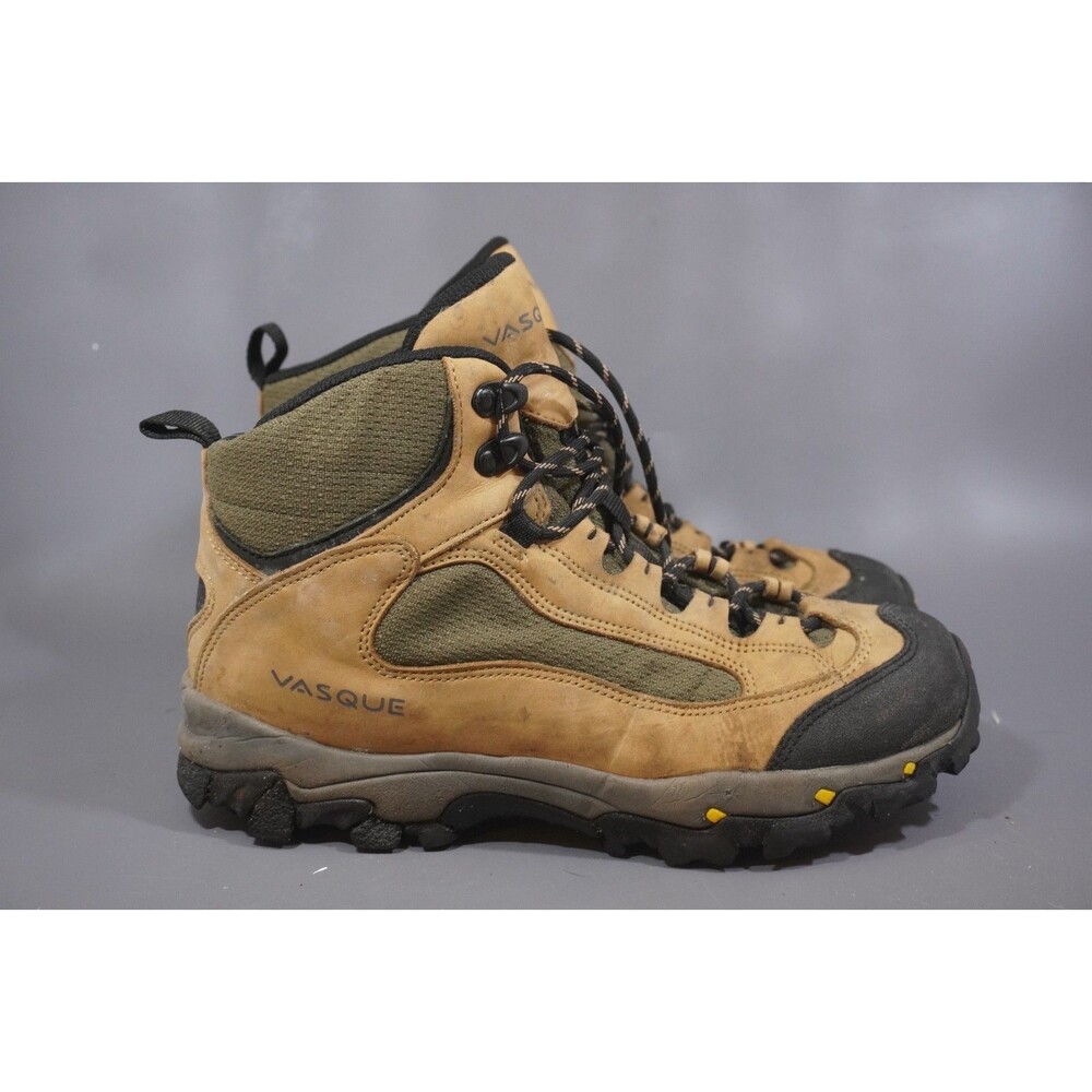 Vasque Breeze Hiking Boots Men's Sz 8.5 Brown Leather Leather Mesh Work